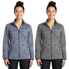 Ladies Electric Heather Soft Shell Jacket